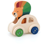Vilac Dřevěné autíčko s klaksonem Lev
