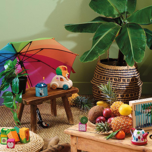 Vilac Dřevěné autíčko s klaksonem Lev