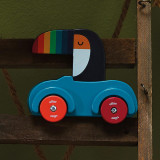 Vilac Dřevěné autíčko s klaksonem Tukan
