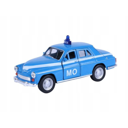 Welly Warszawa 224 POLICJA 1:34 modrá