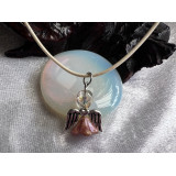 Alada beauty Náhrdelník starorůžový andílek