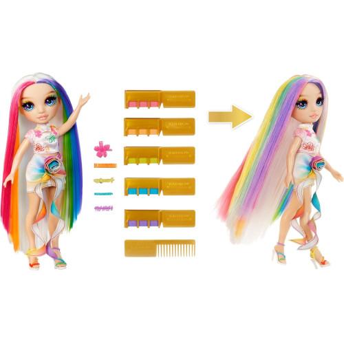 MGA Rainbow High Hair Chalk & Style - panenka s křídami na vlasy Amaya Raine