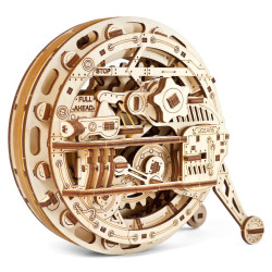 Ugears 3D dřevěné mechanické puzzle Jednokolka (monowheel)