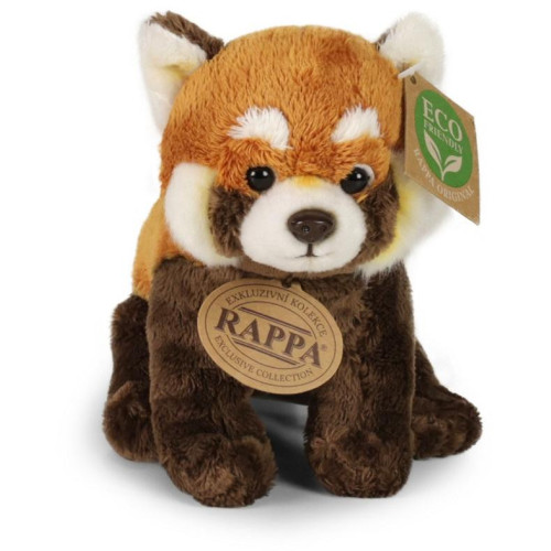 Rappa Plyšová panda červená 18 cm ECO-FRIENDLY