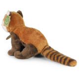 Rappa Plyšová panda červená 18 cm ECO-FRIENDLY