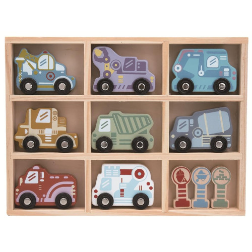 2Kids Toys Sada dřevěných aut