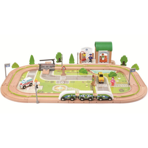 2Kids Toys Vláčkodráha Vesnice 110 dílů