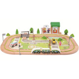 2Kids Toys Vláčkodráha Vesnice 110 dílů