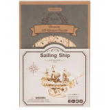 RoboTime dřevěné 3D puzzle Vojenská plachetnice