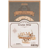 RoboTime dřevěné 3D puzzle Zaoceánský parník