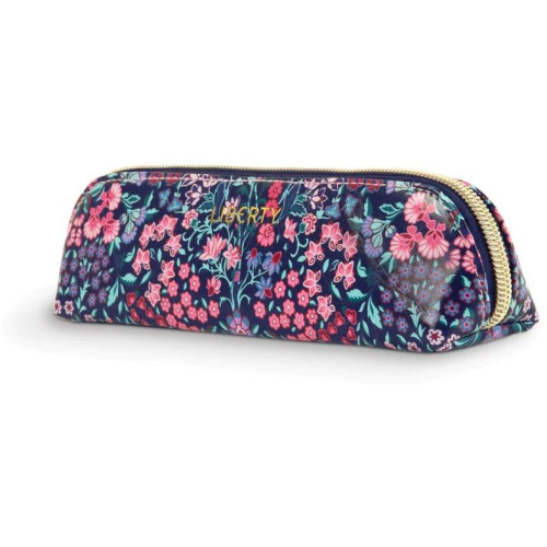 Galison Penál Liberty Tanjore Gardens modrý