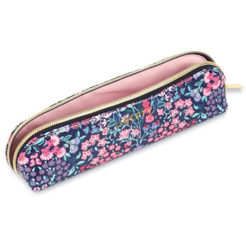 Galison Penál Liberty Tanjore Gardens modrý