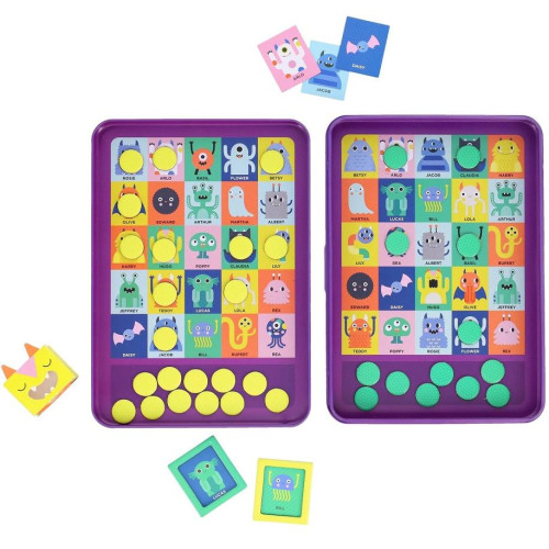 Petit Collage Magnetická hra Hádej, kdo jsem? Příšerky