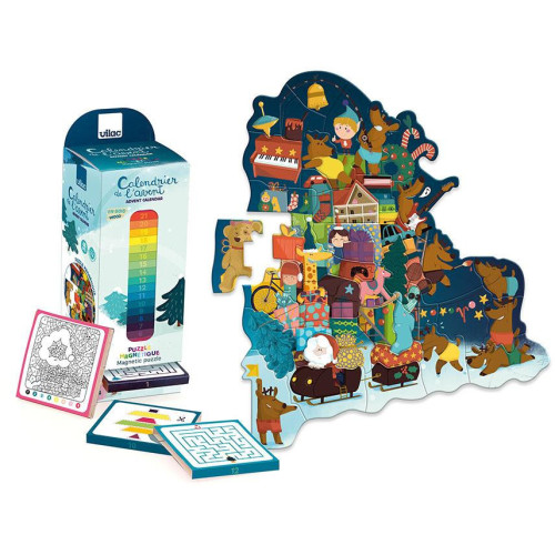 Vilac Adventní kalendář magnetické puzzle