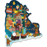 Vilac Adventní kalendář magnetické puzzle