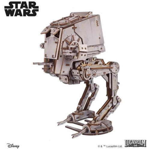 Ugears 3D dřevěná mechanická skládačka AT-ST kráčedlo