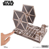 Ugears 3D dřevěná mechanická skládačka Stíhačka TIE