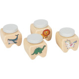 small foot Krabičky na mléčné zoubky sada 4 ks