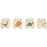 small foot Krabičky na mléčné zoubky sada 4 ks