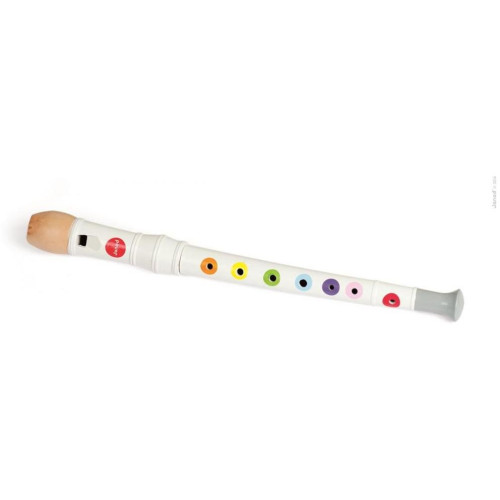 Janod Dřevěná flétna pro děti Confetti s realistickým zvukem od 3 let