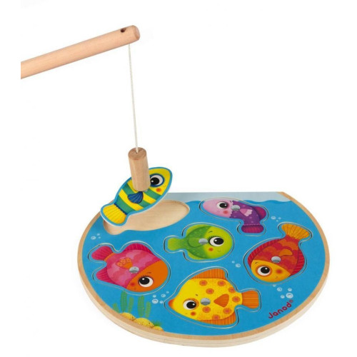 Janod Rybolov 6 ks vkládací puzzle