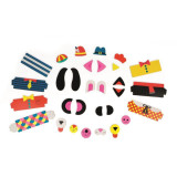 Janod Dřevěná edukativní magnetická hra Obličeje zvířátka od 2 let 30 dílků