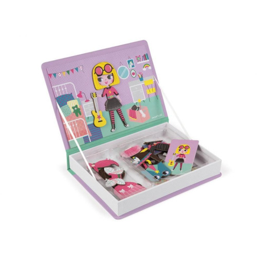 Janod Magnetibook Oblékání dívky