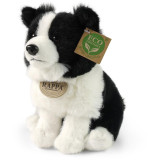 Rappa Plyšový pes border kolie 23 cm SOFT COLLECTION, ECO-FRIENDLY