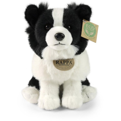 Rappa Plyšový pes border kolie 23 cm SOFT COLLECTION, ECO-FRIENDLY