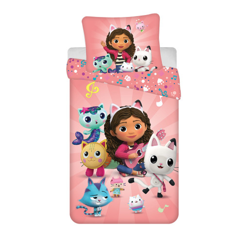 Jerry Fabrics povlečení Gabby's Dollhouse 02 140x200 70x90