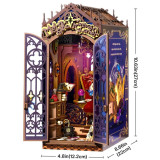 RoboTime 3D skládačka Zarážka na knihy Miniatura domečku Koutek kouzelné fantazie