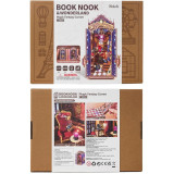 RoboTime 3D skládačka Zarážka na knihy Miniatura domečku Koutek kouzelné fantazie