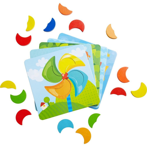 Haba První přiřazování a vkládání barev Duhové měsíce