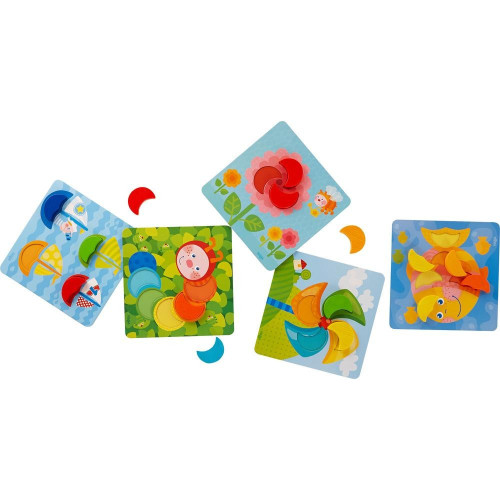 Haba První přiřazování a vkládání barev Duhové měsíce