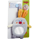 Haba Textilní hračka se zrcadlem na zavěšení Zajíček