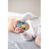 Haba Dřevěná chrastítko a motorická hračka pro miminka Rybka