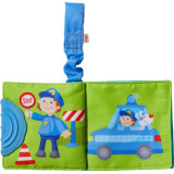 Haba Textilní kniha pro miminka Záchranné vozy