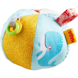 Haba Textilní míč s aktivitami pro miminka Mořský svět
