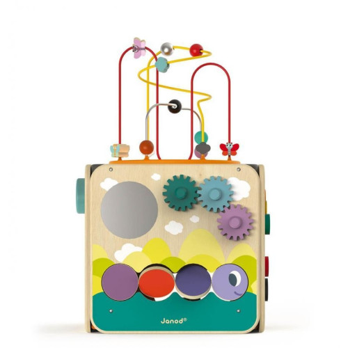 Janod Multi Activity Kostka s motorickým labyrintem