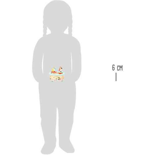 small foot Hrací skříňka se slonem a papouškem