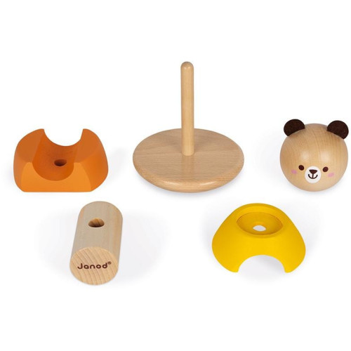 Janod Medvídek Roly-Poly houpací skládačka