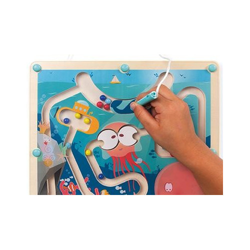 Janod Magnetický labyrint s perem Život v oceánu