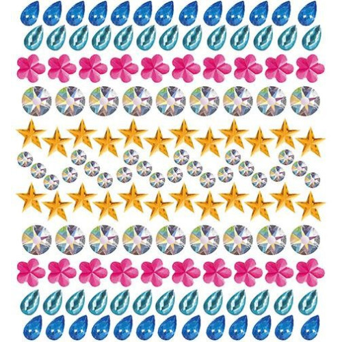 Janod Atelier Třpytivé obrázky se štrasovými korálky Ptáček Midi 7+