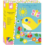 Janod Atelier Zvířátka s pěnovými nálepkami Maxi 3+