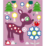 Janod Atelier Zvířátka s pěnovými nálepkami Maxi 3+