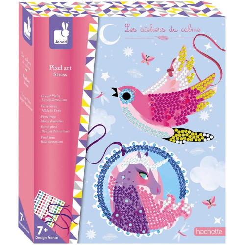 Janod Atelier Třpytivé obrázky s krystalky Maxi 7+