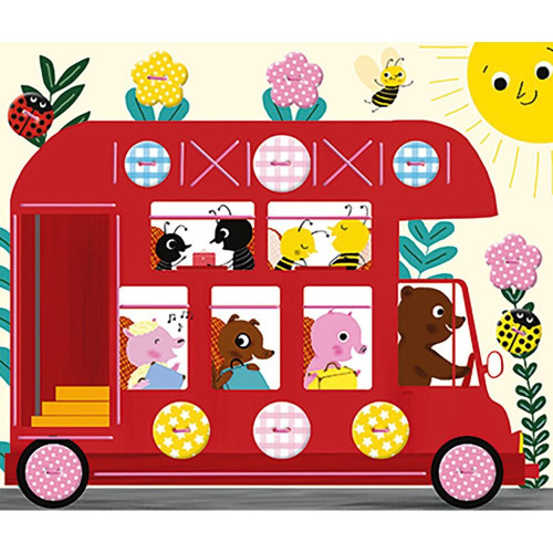 Janod Atelier Knoflíky Šťastnou cestu Maxi 5+