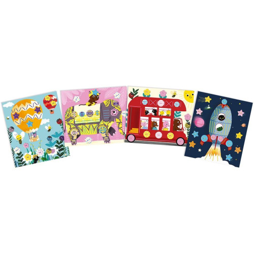 Janod Atelier Knoflíky Šťastnou cestu Maxi 5+