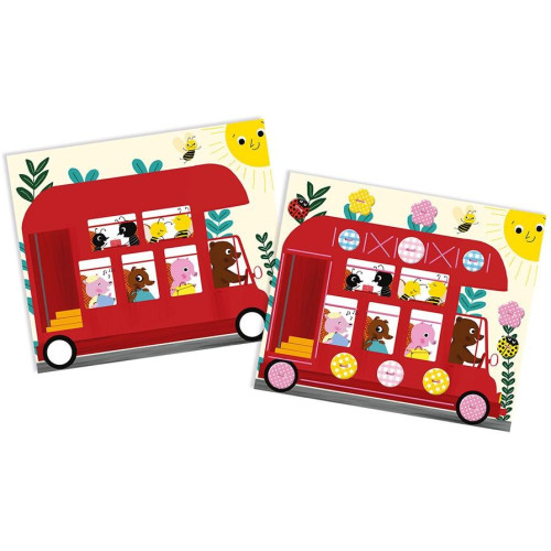 Janod Atelier Knoflíky Šťastnou cestu Maxi 5+