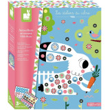 Janod Atelier Pěnové nálepky Květiny Maxi 3+